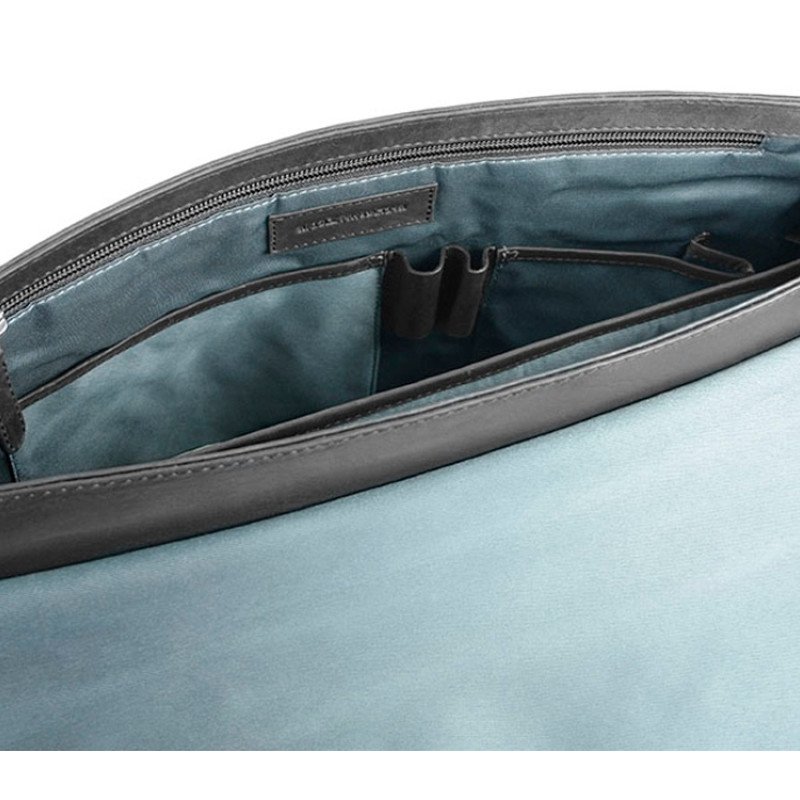 Портфель BUGATTI РОМАНО | ROMANO 15'', чёрный, натуральная воловья кожа, 39х8х30 см