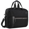 Портфель мужской BUGATTI НЕРО | NERO 15'', чёрный, нейлон 1680D/кожа, 42х10х30 см