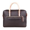Портфель женский BUGATTI ЭЛЛА | ELLA 15'', тёмно-коричневый, полиуретан, 38х6х27,5 см