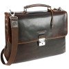 Портфель BUGATTI РОМАНО | ROMANO 15'', коричневый, натуральная воловья кожа, 40х12х30 см
