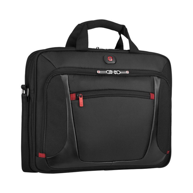 Портфель для ноутбука 15'' WENGER Sensor, черный, полиэстер/ПВХ, 40 x 15 x 33 см, 9 л