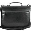 Портфель BUGATTI РОМАНО | ROMANO 15'', чёрный, натуральная воловья кожа, 40х12х30 см