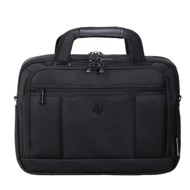 Портфель TORBER ВОЯЖ для ноутбука 14-16'', черный, баллистический нейлон, 41 x 12 x 30 см, 11 л