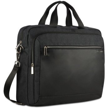 Портфель мужской BUGATTI СЕРА | SERA, антрацитовый, полиэстер, 40х11х34 см, 15 л