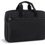 Портфель мужской BUGATTI БЛАНК ОБЛЕГЧЕННАЯ | BLANC DELIGHT, чёрный, нейлон RPET600D/тарпаулин/полиэстер, 40х10х29 см, 10 л