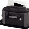 Портфель для ноутбука 16'' WENGER Underground, черный/серый, полиэстер, 43 x 9 x 31 см, 9 л
