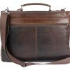 Портфель BUGATTI РОМАНО | ROMANO 15'', коричневый, натуральная воловья кожа, 40х12х30 см