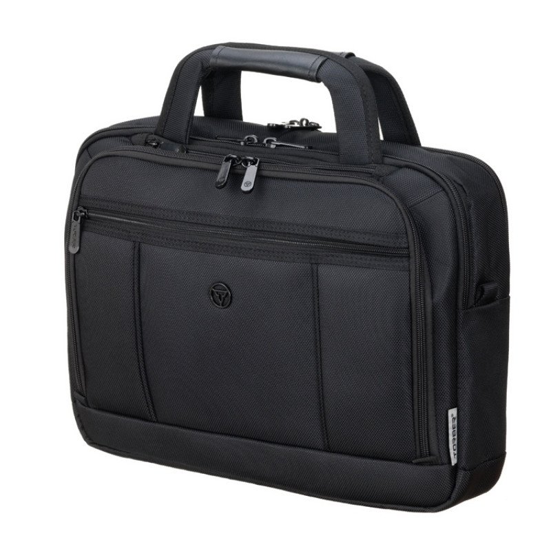 Портфель TORBER ВОЯЖ для ноутбука 14-16'', черный, баллистический нейлон, 41 x 12 x 30 см, 11 л