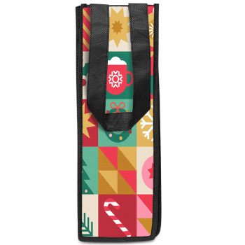 Чехол для бутылки из нетканого материала PET с возможностью полноцветной печати