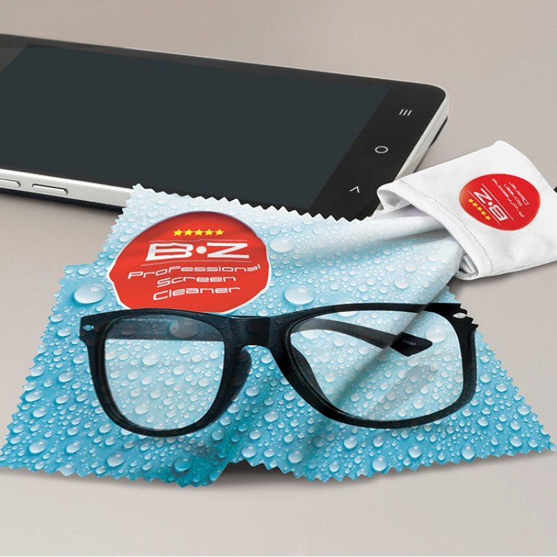 Очищающая салфетка в чехле с возможностью полноцветной печати