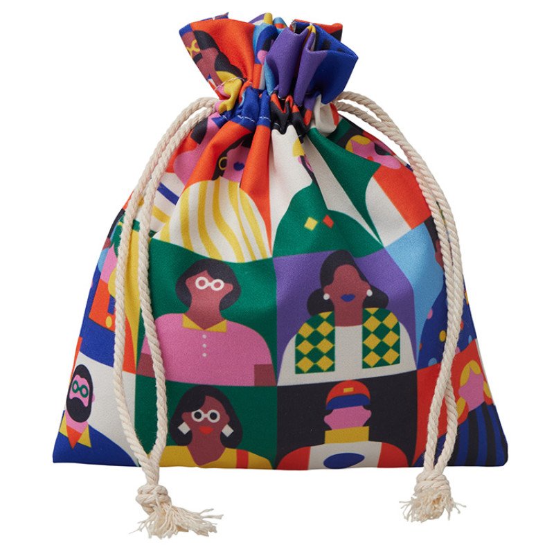 Мешочек подарочный средний с возможностью полноцветной печати