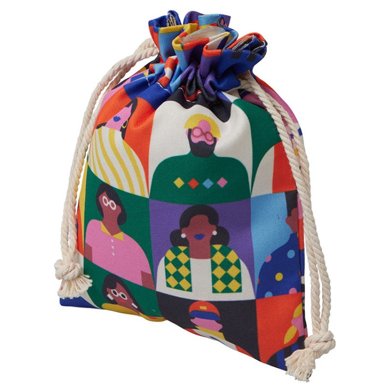 Мешочек подарочный большой с возможностью полноцветной печати