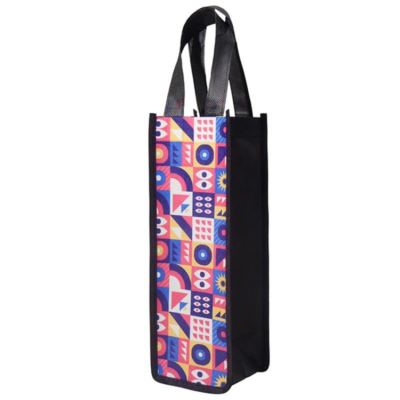 Чехол для бутылки из нетканого материала PET с возможностью полноцветной печати