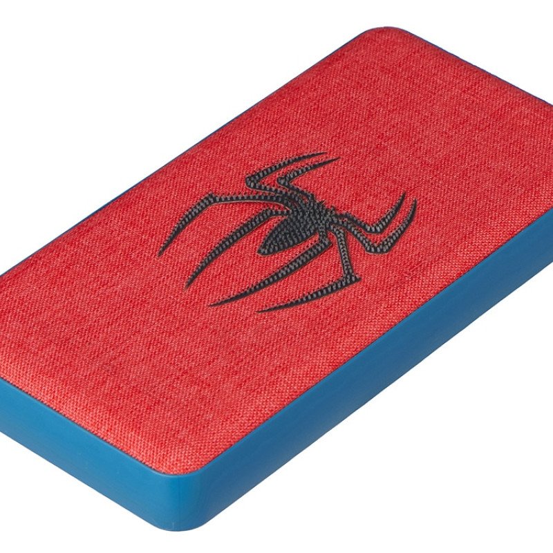 Портативное зарядное устройство с возможностью полноцветной печати на ткани и нанесения силиконового 3D-лого по индивидуальному дизайну клиента