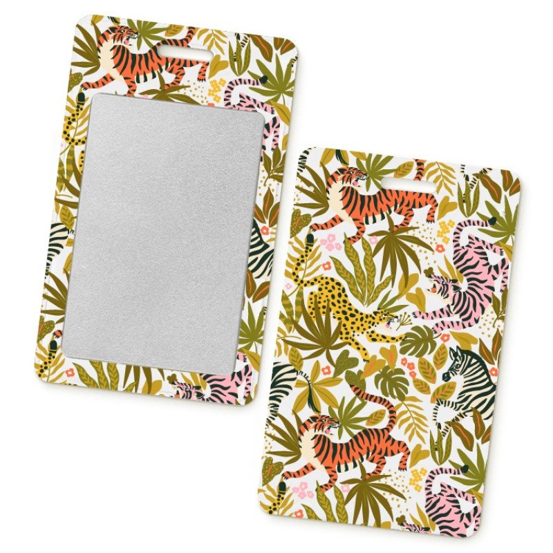 Чехол для пропуска с полноцветной УФ-печатью, софт-тач