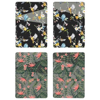 Картхолдер на 3 карты типа бейджа с возможностью полноцветной УФ-печати, софт-тач