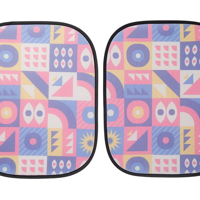 Комплект из 2-х автомобильных солнцезащитных экранов с возможностью полноцветной печати