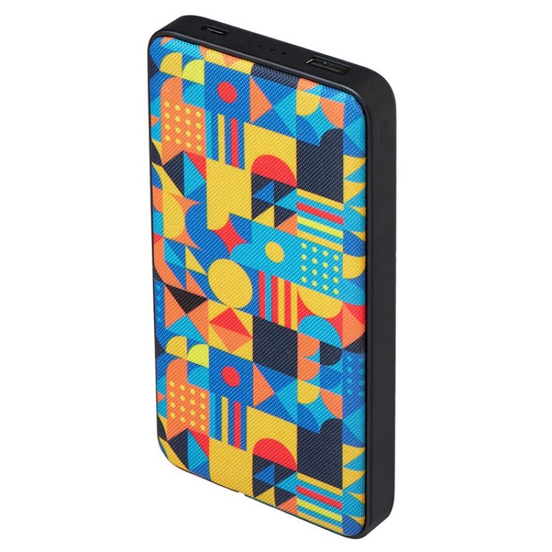 Портативное зарядное устройство с возможностью полноцветной печати на ткани по индивидуальному дизайну клиента