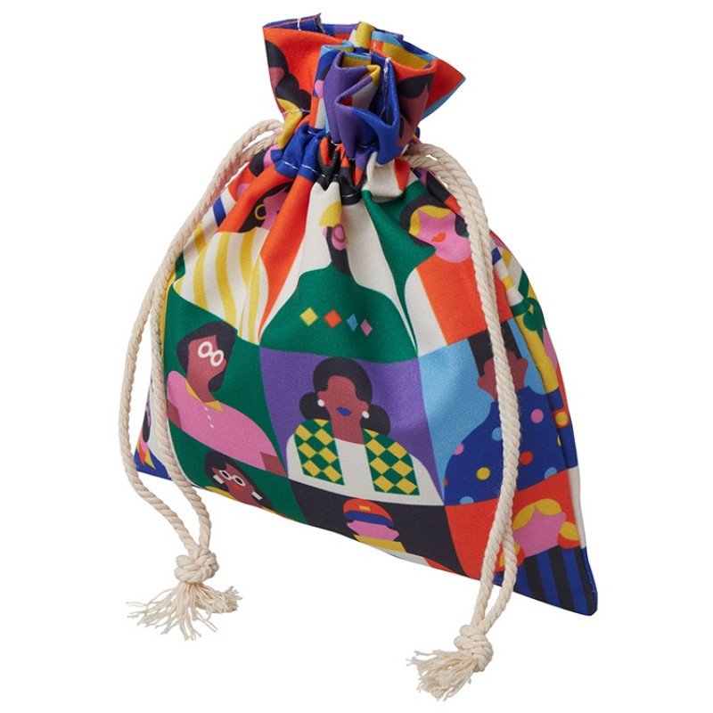 Мешочек подарочный средний с возможностью полноцветной печати