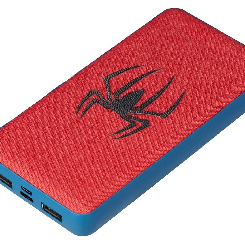 Портативное зарядное устройство с возможностью полноцветной печати на ткани и нанесения силиконового 3D-лого по индивидуальному дизайну клиента