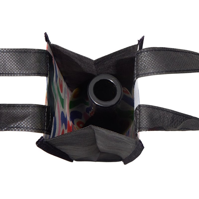 Чехол для бутылки из нетканого материала PET с возможностью полноцветной печати