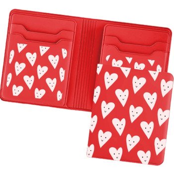 Картхолдер с отделением для наличных денег с возможностью полноцветной УФ-печати, софт-тач