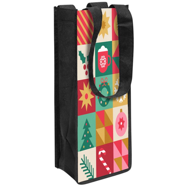 Чехол для бутылки из нетканого материала PET с возможностью полноцветной печати