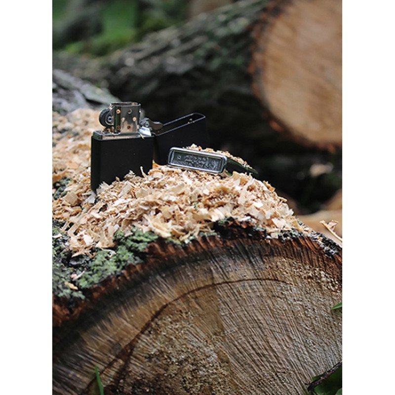 Зажигалка ZIPPO Classic с покрытием Black Matte, латунь/сталь, чёрная, матовая, 38x13x57 мм