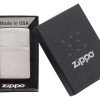 Зажигалка ZIPPO Classic с покрытием Brushed Chrome, латунь/сталь, серебристая, матовая, 38x13x57 мм