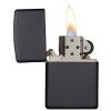 Зажигалка ZIPPO Classic с покрытием Black Matte, латунь/сталь, чёрная, матовая, 38x13x57 мм