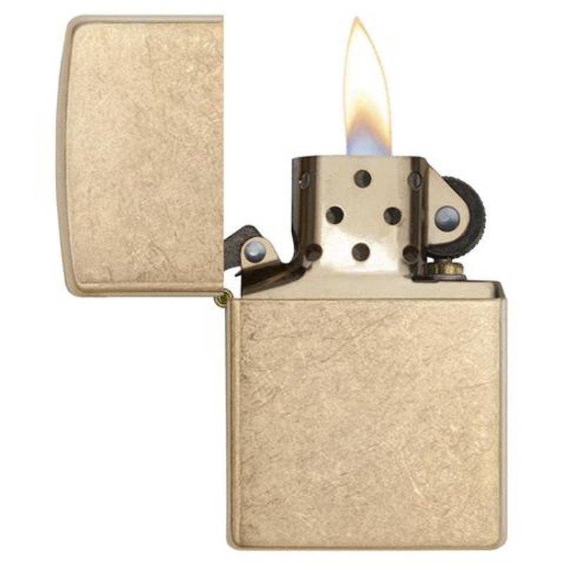 Зажигалка ZIPPO Armor™с покрытием Tumbled Brass, латунь/сталь, золотистая, матовая, 38x13x57 мм Зажигалка ZIPPO Armor™с покрытием Tumbled Brass, латунь/сталь, золотистая, матовая, 38x13x57 мм