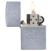 Зажигалка ZIPPO Classic с покрытием Street Chrome™, латунь/сталь, серебристая, матовая, 38x13x57 мм