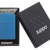 Зажигалка ZIPPO Classic с покрытием Sapphire™, латунь/сталь, синяя, глянцевая, 38x13x57 мм Зажигалка ZIPPO Classic с покрытием Sapphire™, латунь/сталь, синяя, глянцевая, 38x13x57 мм