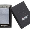 Зажигалка ZIPPO Classic с покрытием Street Chrome™, латунь/сталь, серебристая, матовая, 38x13x57 мм