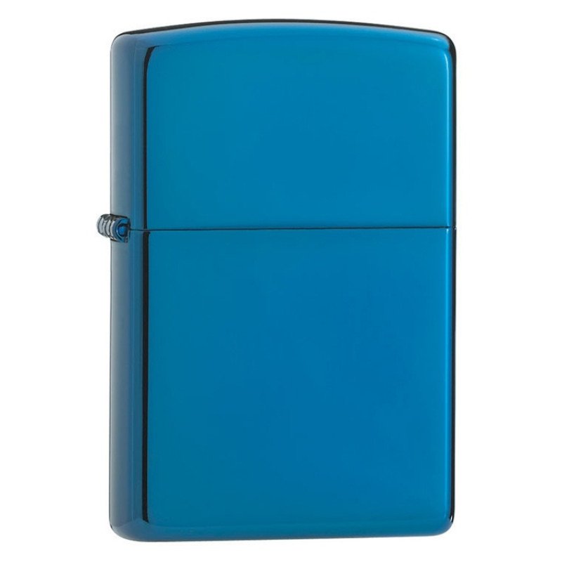 Зажигалка ZIPPO Classic с покрытием Sapphire™, латунь/сталь, синяя, глянцевая, 38x13x57 мм Зажигалка ZIPPO Classic с покрытием Sapphire™, латунь/сталь, синяя, глянцевая, 38x13x57 мм