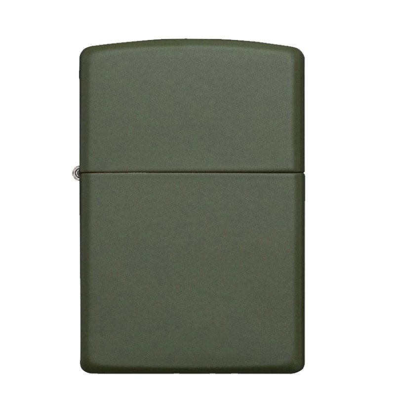 Зажигалка ZIPPO Classic с покрытием Green Matte, латунь/сталь, зелёная, матовая, 38x13x57 мм Зажигалка ZIPPO Classic с покрытием Green Matte, латунь/сталь, зелёная, матовая, 38x13x57 мм