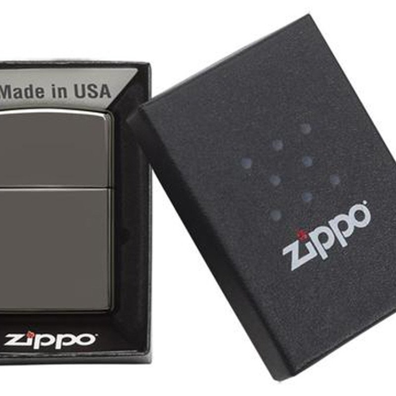 Зажигалка ZIPPO Classic с покрытием Black Ice, латунь/сталь, чёрная, глянцевая, 38x13x57 мм Зажигалка ZIPPO Classic с покрытием Black Ice, латунь/сталь, чёрная, глянцевая, 38x13x57 мм