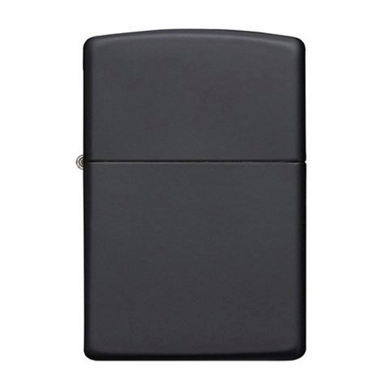 Зажигалка ZIPPO Classic с покрытием Black Matte, латунь/сталь, чёрная, матовая, 38x13x57 мм