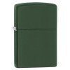 Зажигалка ZIPPO Classic с покрытием Green Matte, латунь/сталь, зелёная, матовая, 38x13x57 мм