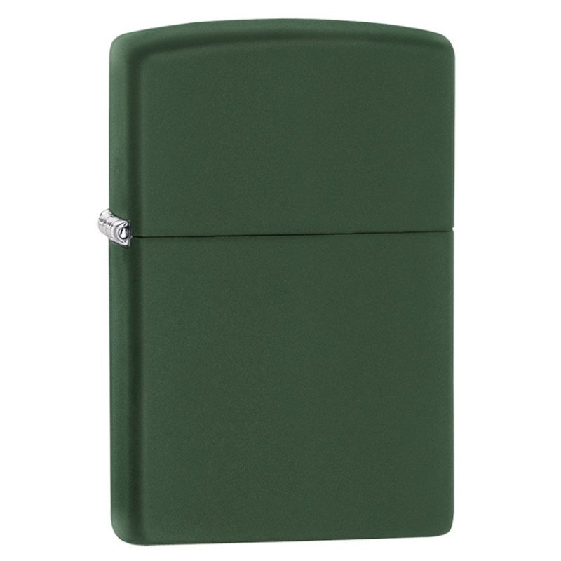 Зажигалка ZIPPO Classic с покрытием Green Matte, латунь/сталь, зелёная, матовая, 38x13x57 мм Зажигалка ZIPPO Classic с покрытием Green Matte, латунь/сталь, зелёная, матовая, 38x13x57 мм