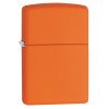 Зажигалка ZIPPO Classic с покрытием Orange Matte, латунь/сталь, оранжевая, матовая, 38x13x57 мм