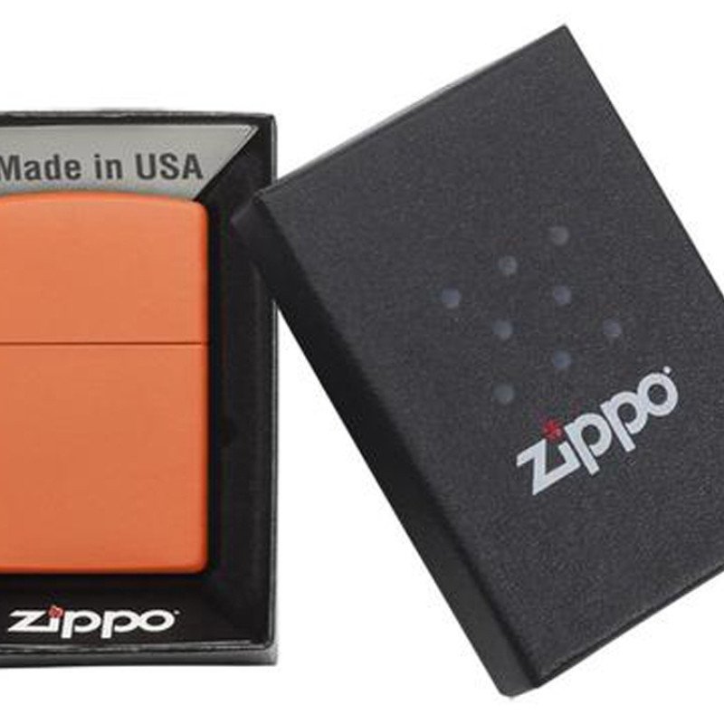 Зажигалка ZIPPO Classic с покрытием Orange Matte, латунь/сталь, оранжевая, матовая, 38x13x57 мм Зажигалка ZIPPO Classic с покрытием Orange Matte, латунь/сталь, оранжевая, матовая, 38x13x57 мм