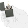 Зажигалка ZIPPO Classic с покрытием Green Matte, латунь/сталь, зелёная, матовая, 38x13x57 мм Зажигалка ZIPPO Classic с покрытием Green Matte, латунь/сталь, зелёная, матовая, 38x13x57 мм