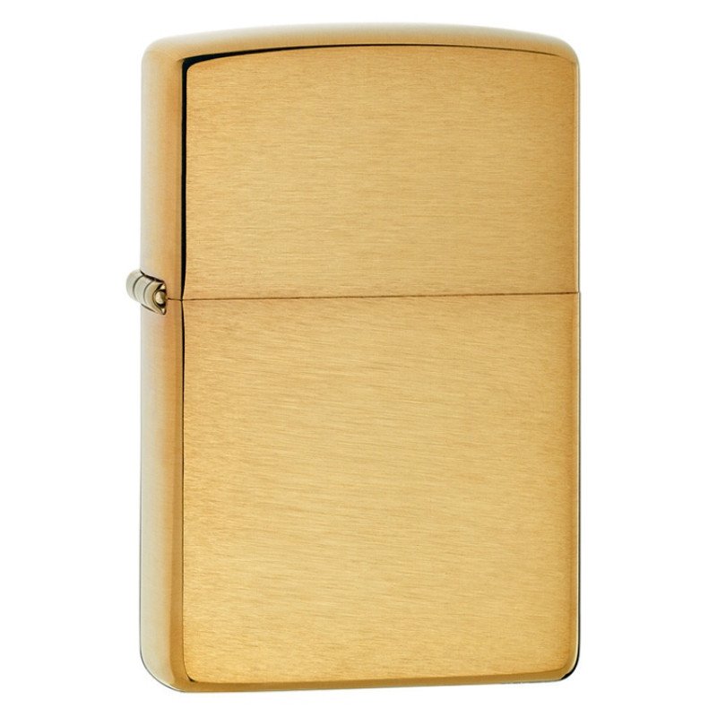 Зажигалка ZIPPO с покрытием Brushed Brass, латунь/сталь, золотистая, матовая, 38x13x57 мм Зажигалка ZIPPO с покрытием Brushed Brass, латунь/сталь, золотистая, матовая, 38x13x57 мм
