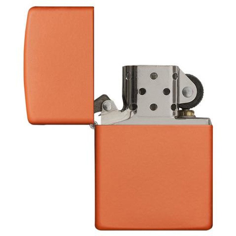 Зажигалка ZIPPO Classic с покрытием Orange Matte, латунь/сталь, оранжевая, матовая, 38x13x57 мм Зажигалка ZIPPO Classic с покрытием Orange Matte, латунь/сталь, оранжевая, матовая, 38x13x57 мм