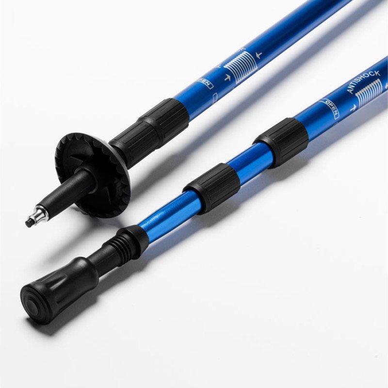 Набор складных треккинговых палок VULCAN, королевский синий