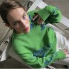 Джемпер «Хризантема» зеленый. Varvara