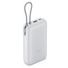 Внешний аккумулятор с встроенным кабелем Xiaomi Power Bank 20000mAh (Integrated Cable) GL Light Gray