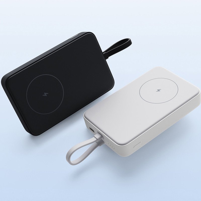 Внешний аккумулятор с кабелем Xiaomi 33W Magnetic Power Bank 10000mAh (Integrated Cable) White Внешний аккумулятор с кабелем Xiaomi 33W Magnetic Power Bank 10000mAh (Integrated Cable) White