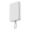 Внешний аккумулятор с кабелем Xiaomi 33W Magnetic Power Bank 10000mAh (Integrated Cable) White Внешний аккумулятор с кабелем Xiaomi 33W Magnetic Power Bank 10000mAh (Integrated Cable) White